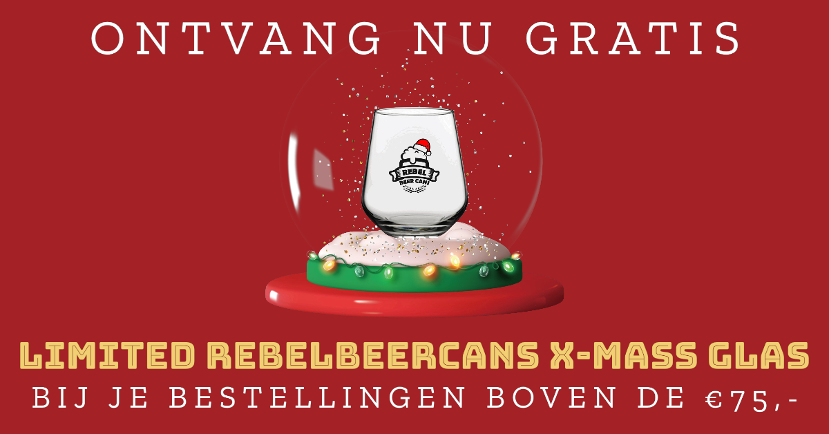 Rebelbeercans Limited X-Mass glas