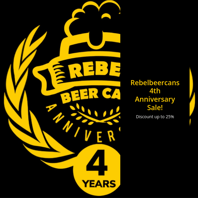 🎉 Vier het Vierjarig Bestaan van Rebelbeercans met Onweerstaanbare Aanbiedingen! 🍻
